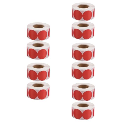 Gadpiparty 10 Rollen Rot Gefärbte Thermoaufkleber Mit Kreisen Selbstklebende Etiketten Für Konserven Für Die Aufbewahrung In Der Küche Und Den Einsatz Im Büro Und Klassenzimmer 2 5 Cm Gadpiparty 10 Rollen Rot Gefärbte Thermoaufkleber Mit Kreisen Selbstklebende Etiketten Für Konserven Für Die Aufbewahrung In Der Küche Und Den Einsatz Im Büro Und Klassenzimmer 2 5 Cm von Gadpiparty