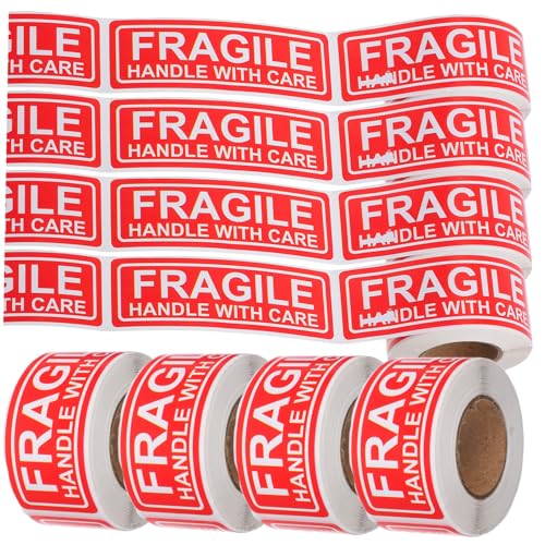 Gadpiparty 10 Rollen Zerbrechliche Aufkleber Klebeband Für Verpackungskartons Versandklebeband Etikett Bitte Bewältigen Sie Mit Pflegeaufklebern Rot Kupferplattenaufkleber Gadpiparty 10 Rollen Zerbrechliche Aufkleber Klebeband Für Verpackungskartons Versandklebeband Etikett Bitte Bewältigen Sie Mit Pflegeaufklebern Rot Kupferplattenaufkleber von Gadpiparty
