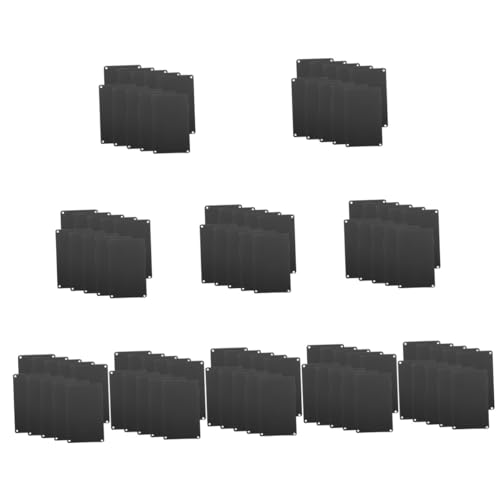 Gadpiparty 10 Sätze Lasergraviertes Schild Namensschilder Aus Aluminium Mit Gravur Leeres Bürotürschild Wand Platte Rohling Für Metallplakette Namensschilder Aluminium Schwarz 10 Stück * 10 von Gadpiparty