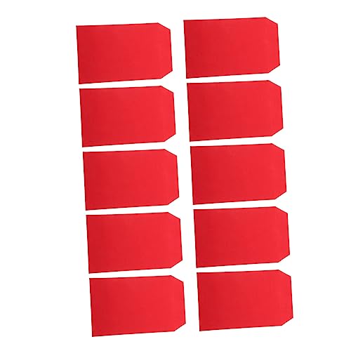 Gadpiparty 10 Stück Aktenhalter geldumschläge umschlag document folder mappen dokumententasche bunte Umschläge leere karten mit umschlägen Visitenkarten, Münzumschläge Bürobedarf Papier rot von Gadpiparty