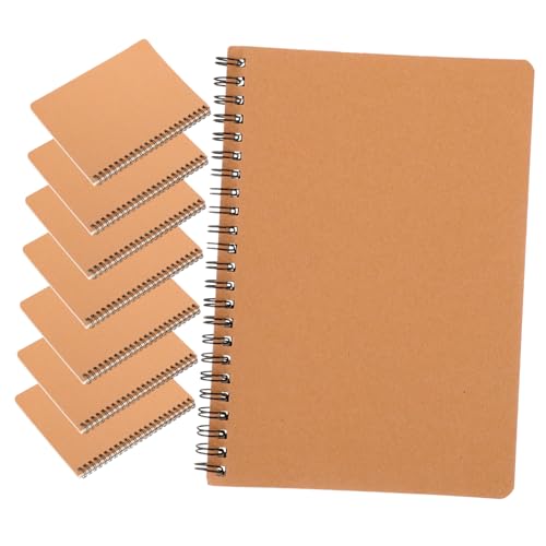 Gadpiparty 10 Stück Leeres Tagebuch Spiral- kleines Spiralheft Schule Journaling schmucklos Notizbücher Student Projektnotizbuch Notizbuch mit leeren Seiten Notizblock Papier von Gadpiparty