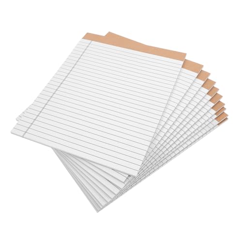 Gadpiparty 10 Stück Notizblock aus juristischem Papier Notizbuch Schreiben zerreißbar Notizblöcke für die Arbeit Schreibwaren legal Leere Notizblöcke für Unternehmen -Notizblock Weiß Gadpiparty 10 Stück Notizblock aus juristischem Papier Notizbuch Schreiben zerreißbar Notizblöcke für die Arbeit Schreibwaren legal Leere Notizblöcke für Unternehmen -Notizblock Weiß von Gadpiparty