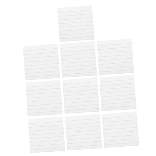 Gadpiparty 10 Stück Notizbuch Selbstklebende Notizblöcke Selbstklebender Notizblock Reißbare Praktische Quadratische Memo -pads Schreibtisch Notizblock Papier Weiß von Gadpiparty