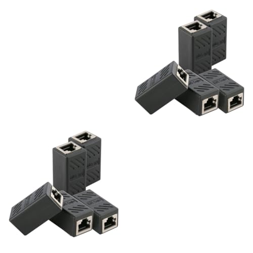 Gadpiparty 2 Sätze Hochleistungskoppler Cat5e/cat6/cat7 Inline-koppler Buchse Auf Buchse Schwarzer Abgeschirmter Kabeladapter 5 Stück * 2 Gadpiparty 2 Sätze Hochleistungskoppler Cat5e/cat6/cat7 Inline-koppler Buchse Auf Buchse Schwarzer Abgeschirmter Kabeladapter 5 Stück * 2 von Gadpiparty