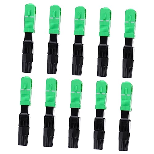 Gadpiparty 10 Stück Verbinder Netzwerk Kabel Singlemode-glasfaseradapter Singlemode-glasfaserstecker Faseroptischer Koppler Singlemode-faseranschluss Neues Modell Plastik Black Gadpiparty 10 Stück Verbinder Netzwerk Kabel Singlemode-glasfaseradapter Singlemode-glasfaserstecker Faseroptischer Koppler Singlemode-faseranschluss Neues Modell Plastik Black von Gadpiparty