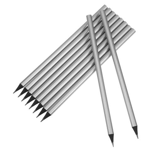 Gadpiparty 10 Stück Von Technischen Zeichnungen Mechanische Stifte Bleistifte Für Die Holzbearbeitung Holzbearbeitungsstift Zimmermannsbleistifte, Großpackung Silber Graphit Gadpiparty 10 Stück Von Technischen Zeichnungen Mechanische Stifte Bleistifte Für Die Holzbearbeitung Holzbearbeitungsstift Zimmermannsbleistifte, Großpackung Silber Graphit von Gadpiparty