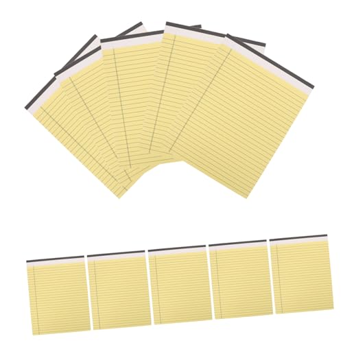 Gadpiparty 10 Stück rechtlicher Notizblock Notizbücher für gelber Notizblock Gesetz prim Notizbuch Notizpolster Gelbe Notizblöcke legaler Block Boho-Notizblöcke Schreibtafel Papier Yellow Gadpiparty 10 Stück rechtlicher Notizblock Notizbücher für gelber Notizblock Gesetz prim Notizbuch Notizpolster Gelbe Notizblöcke legaler Block Boho-Notizblöcke Schreibtafel Papier Yellow von Gadpiparty