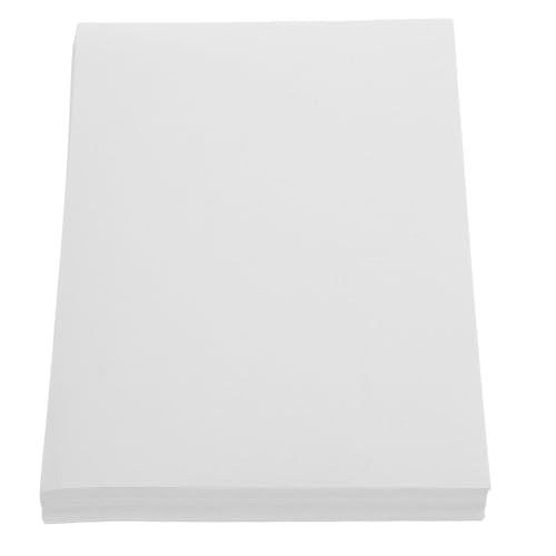 Gadpiparty 100 Blatt Druckerpapier überweisen Etiketten klares Vinyl Drucker-Vinyl-Aufkleberpapier Aufkleberpapier für Drucker Selbstklebendes beschichtetes Papier von Gadpiparty