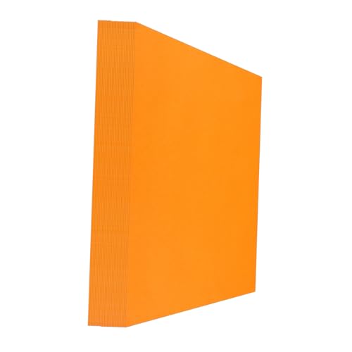 Gadpiparty 100 Blatt Farbdruckpapier malen Musterpapier farbiges Papier Drucken exquisites Origami-Papier Origami-Papiermasse DIY Origami Paper bunte faltpapiere DIY -Papier Malpapiere Orange von Gadpiparty