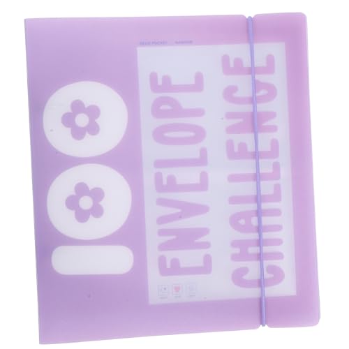 Gadpiparty 100 Sparfordernde Binder Geldumschläge Umschlag-Challenge-Ordner Sparbuch Sparherausforderungen-Ordner Sparordner Geld Budget Binder Haushaltsbuch PVC Violett Gadpiparty 100 Sparfordernde Binder Geldumschläge Umschlag-Challenge-Ordner Sparbuch Sparherausforderungen-Ordner Sparordner Geld Budget Binder Haushaltsbuch PVC Violett von Gadpiparty
