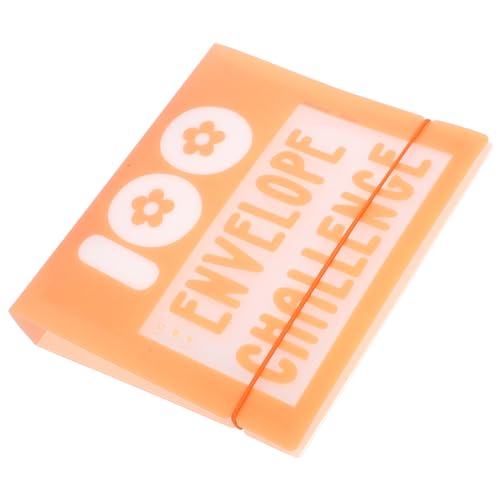 Gadpiparty 100 Sparfordernde Binder Haushaltsbuch Hausmappe Bargeldsparender Ordner Geldsparende Umschläge Geldumschläge Zum Sparen Von Bargeld Sparbuch Sparordner Pvc Orange von Gadpiparty