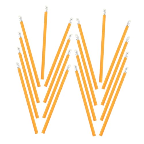 Gadpiparty 100 Stück Gummistift Radiergummi Radierstift Notizen Machen Mit Bleistiften Zeichenstift Bleistifte Aus Holz Klassenzimmer Müssen Haben Lange Stifte Schulbedarf Orange Hölzern von Gadpiparty