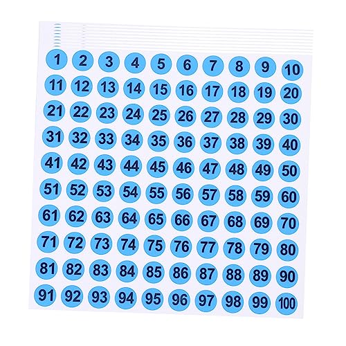 Gadpiparty 100 Stück Selbstklebendes Etikett Schlüsselfarbidentifikatoren Selbstklebende Nummernschilder Zahlen-vinyl-aufkleber Zahlenaufkleber Kreis Klebrig Aufkleber-etiketten Schwarz Pvc Gadpiparty 100 Stück Selbstklebendes Etikett Schlüsselfarbidentifikatoren Selbstklebende Nummernschilder Zahlen-vinyl-aufkleber Zahlenaufkleber Kreis Klebrig Aufkleber-etiketten Schwarz Pvc von Gadpiparty