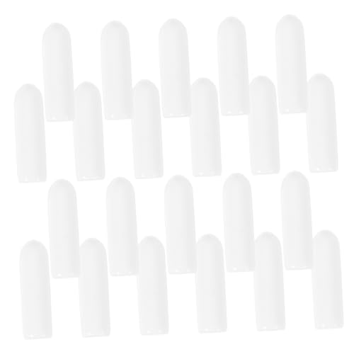 Gadpiparty 100 Stück Spülmaschinenschutzkappe Endkappen Für Geschirrspüler Zinken Universal Spülmaschinenstock -rackkappen Geschirrkorbabdeckungen Aus Kunststoff Reinigungsmittel Weiß Pvc von Gadpiparty