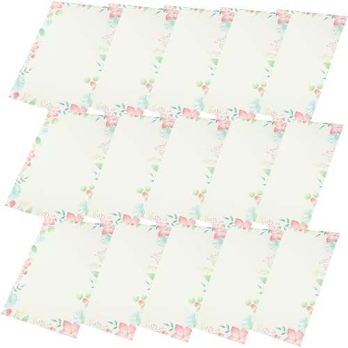 Gadpiparty 100 Stück Vintage-briefpapier Aus Kraftpapier Schreibwaren Pergament Briefe Party Altes Druckpapier Ästhetisches Briefpapier Stationäres Papier Beige von Gadpiparty