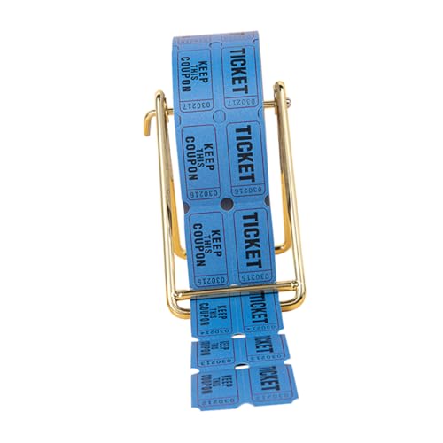 Gadpiparty 1000-Teiliges Rollenset Lotterielose-Set Karneval Playbill Binder Gutscheinparty MTG Life Counter Rad Ticketschalter Tombolapreise für Erwachsene Radspinner Token Coup Papier Blue von Gadpiparty