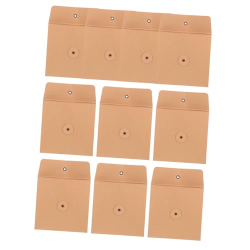 Gadpiparty 10Stücke Kraftpapier CD Hüllen CD Dvd Umschläge für Sichere Aufbewahrung Schützende Verpackung für Dvds für Filmliebhaber Vielseitige Nutzung von Gadpiparty