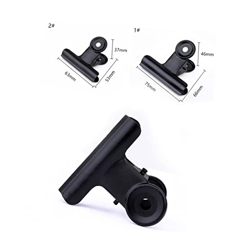 Gadpiparty 10Stücke Metall Binder Clips Schwarze Klemmen Für Notizen Dokumente Und Bürobedarf Robuste Und Praktische Büroklammern Für Restaurant Büro Und Zuhause von Gadpiparty