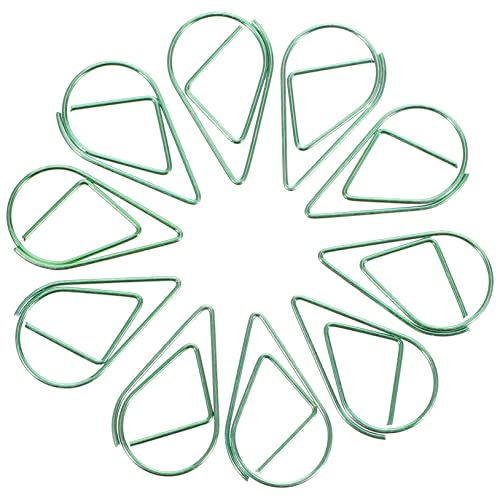 Gadpiparty 10Stücke Teiliges Metall Büroklammern Wassertröpfchen Design Kreative Papierklammern Für Schule Und Büro Langlebige Und Dekorative Clips Für Notizen Und Rechnungen von Gadpiparty