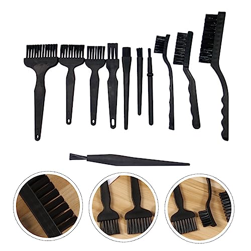 Gadpiparty 11 Teiliges Set Antistatikbürste Antistatikhandschuhe Drahtbürste Staubwedel Tastaturspray Staubreiniger Mini Borstenbürste Telefonreiniger Staubbürste Luftstaubwedel von Gadpiparty