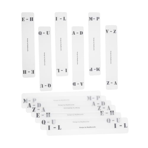 Gadpiparty 12 Stück Klassifizierungs -Tag -Karte Trennwände für Aktenordner aufzeichnen Trennwände für Schallplatten Tab alphabetisch Vinyls CD-Klassifizierungskarte Karteikarte für CD Acryl Gadpiparty 12 Stück Klassifizierungs -Tag -Karte Trennwände für Aktenordner aufzeichnen Trennwände für Schallplatten Tab alphabetisch Vinyls CD-Klassifizierungskarte Karteikarte für CD Acryl von Gadpiparty