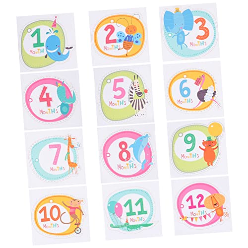 Gadpiparty 12 Stück monatliche Aufkleber Willkommen Oh Neugeborenes Name babyalbum erstes Jahr Monat Monatlicher Meilenstein für Neugeborene Kupferplattenaufkleber Colorful Gadpiparty 12 Stück monatliche Aufkleber Willkommen Oh Neugeborenes Name babyalbum erstes Jahr Monat Monatlicher Meilenstein für Neugeborene Kupferplattenaufkleber Colorful von Gadpiparty