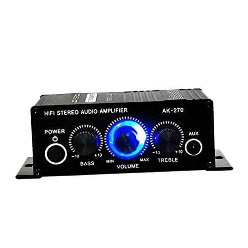 Gadpiparty 12V Audio Stereo mit Einstellbarem Bass Kompakt Leistungsstark für PC Tv Auto Audioanwendungen von Gadpiparty