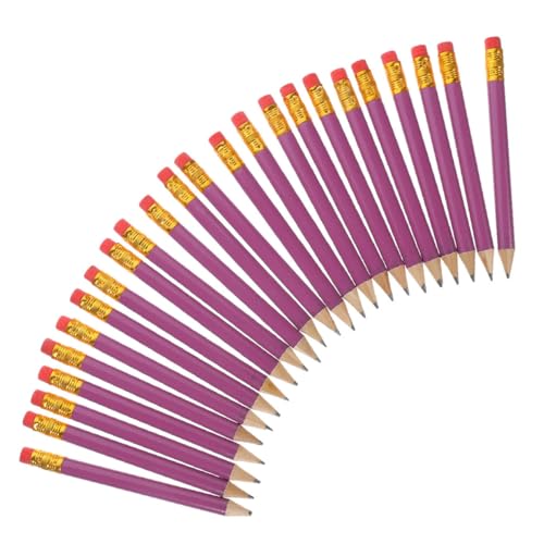 Gadpiparty 144 Stück kurzer bleistift Größe Bleistifte Mini Schüttgut arbeiten Tragbare Stifte Bleistift zum Zeichnen Mehrzweck-Schreibstifte Kleinkinder Stifte Holz Violett von Gadpiparty