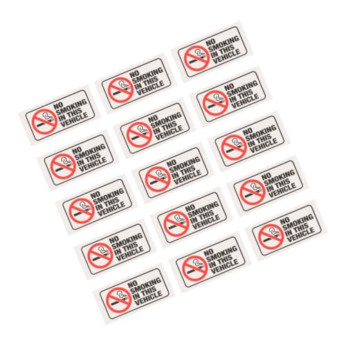Gadpiparty 15 Stück Rauchverbotsschild Alarm Geschäft Wasserdicht Wand Bitte Vinyl Led Hier Nass Etiketten Selbst Dein Nichtraucheraufkleber Der Hohe Zum Räuchern Weiß Pvc Gadpiparty 15 Stück Rauchverbotsschild Alarm Geschäft Wasserdicht Wand Bitte Vinyl Led Hier Nass Etiketten Selbst Dein Nichtraucheraufkleber Der Hohe Zum Räuchern Weiß Pvc von Gadpiparty