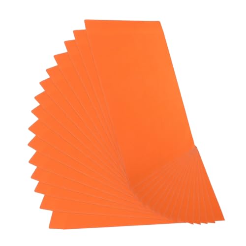 Gadpiparty 15 Stück Selbstklebender Umschlag ziehen um Büro tragbar Weiß Schwarz Paket briefumschläge dokumententasche selbstklebende Aufbewahrungstaschen kreative Aktentaschen Papier Orange von Gadpiparty