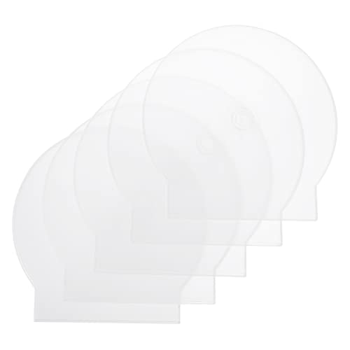 Gadpiparty Cd-DVD-hülle – 15-teilige Clamshell-cd-hülle Weiß Und Stoßfeste Aufbewahrung Für Ihre Cd-Sammlung von Gadpiparty