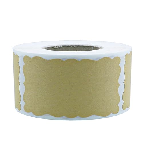 Gadpiparty 1Rolle Kraftetiketten Selbstklebend Blanko Aufkleber Für Marmeladengläser Namensetiketten Wiederablösbar DIY Beschriftung Für Hochzeiten Geburtstage Gadpiparty 1Rolle Kraftetiketten Selbstklebend Blanko Aufkleber Für Marmeladengläser Namensetiketten Wiederablösbar DIY Beschriftung Für Hochzeiten Geburtstage von Gadpiparty