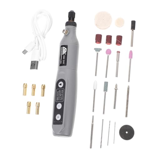 Gadpiparty 1Satz Elektrischer Gravierstift Mini Handheld Gravurmaschine Mit USB Ladefunktion Geschwindigkeitsstufen Zum Polieren Schnitzen Und Gravieren Von Jade Gadpiparty 1Satz Elektrischer Gravierstift Mini Handheld Gravurmaschine Mit USB Ladefunktion Geschwindigkeitsstufen Zum Polieren Schnitzen Und Gravieren Von Jade von Gadpiparty