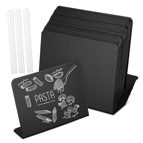 Gadpiparty 1Satz Mini Kreidetafel Für Tischbeschriftungen Beschreibbare Schilder Mit Weißen Stiften Stabiler Stand Für Hochzeiten Partys Restaurants von Gadpiparty