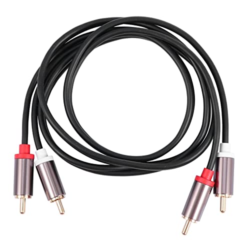 Gadpiparty 2 2 Audio Kabel speaker cables lautsprecherkabel tv cable Corrosion resistant cable PVC cable Verbinder Schwarz Dual Aux Männliches Stereokabel Konvertierungskabel PVC-Draht Black von Gadpiparty
