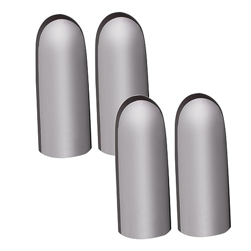 Gadpiparty 2 Paare Gaming -Vorräte Finger zum Handschuhe Männer arbeiten meins fingerschutz finger halterung für handy Daumen Ärmel Mobile Gaming Gaming-Hülle silberne Faser Silver von Gadpiparty