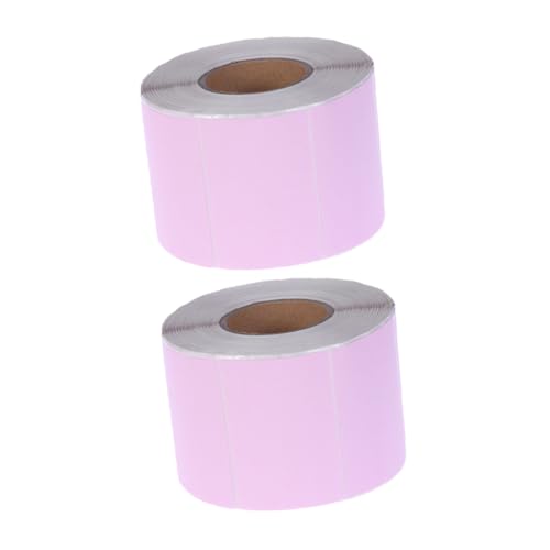 Gadpiparty 2 Rollen Etiketten aus Thermopapier Thermoaufkleber-Etiketten Verpackung -Versandaufkleber Thermal- Klebeetiketten für Adressetiketten Aufkleberpapier Rosa Gadpiparty 2 Rollen Etiketten aus Thermopapier Thermoaufkleber-Etiketten Verpackung -Versandaufkleber Thermal- Klebeetiketten für Adressetiketten Aufkleberpapier Rosa von Gadpiparty