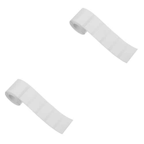 Gadpiparty 2 Rollen Lebensmittelspeicher -Tags Aufkleber Vinyl Gewürzflaschen mit Etiketten Klassifizierte Tags Schüler kleben Notizen klassifiziertes Etikett PVC selbstklebend Weiß von Gadpiparty