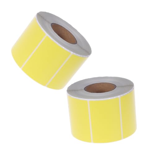 Gadpiparty 2 Rollen Thermopapieretiketten Aufkleber Selbstklebende Blankoetiketten Thermodruckeretiketten Thermoetikettenstreifen Selbstklebende Etiketten Für Druckeranhänger von Gadpiparty