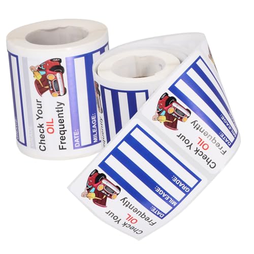 Gadpiparty 2 Rollen Tragbarer Autoaufkleber Vinyl Erinnerung Fällig Treiber Abnehmbarer Autoaufkleber Autoservice-aufkleber Aufkleber Für Auto Kupferplattenaufkleber Blue von Gadpiparty