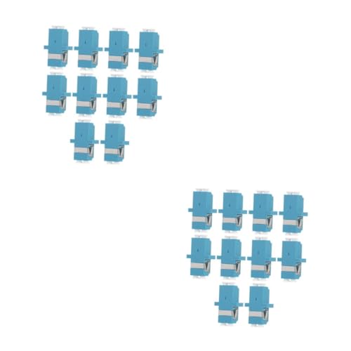 Gadpiparty 2 Sätze Glasfaseradapter Internet Glasfaseradapter Internet Glasfaserkoppler Adapterstecker Glasfaserkoppler Optischer Adapter Und Koppler Simplex Kunststoff Sky 10 Stück * 2 von Gadpiparty