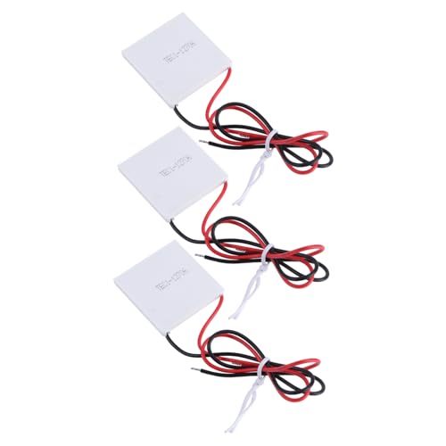 Gadpiparty 2 Sätze Halbleiterkühler Kühlkörper Klimaanlage Halbleiterkühlung CPU Kühler Kühler Kühler Thermoelektrischer Kühlchip Weiße Elektronische Komponente 3 Stück * 2 von Gadpiparty