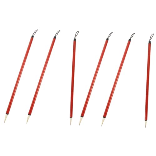 Gadpiparty 2 Sätze Schreibpinsel Für Kleinbuchstaben Stift Bürsten Kalligraphiezubehör Kalligraphiepinsel Zum Schreiben Kalligraphie -bürstenstift Bambusmast 3 Stücke * 2 Gadpiparty 2 Sätze Schreibpinsel Für Kleinbuchstaben Stift Bürsten Kalligraphiezubehör Kalligraphiepinsel Zum Schreiben Kalligraphie -bürstenstift Bambusmast 3 Stücke * 2 von Gadpiparty
