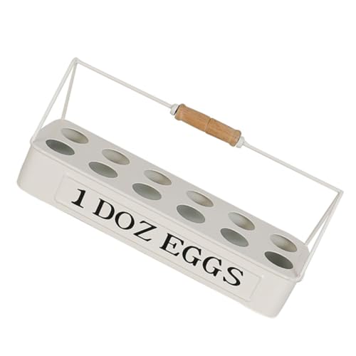 Gadpiparty 2 Stk Tragbare Eierablage Eierträger Aus Metall Eierhalter Für Den Heimgebrauch Reisebehälter Eierschale Aus Metall Eierlagerung Fester Korb Dropshipping Weiß Galvanisiertes Eisen Gadpiparty 2 Stk Tragbare Eierablage Eierträger Aus Metall Eierhalter Für Den Heimgebrauch Reisebehälter Eierschale Aus Metall Eierlagerung Fester Korb Dropshipping Weiß Galvanisiertes Eisen von Gadpiparty