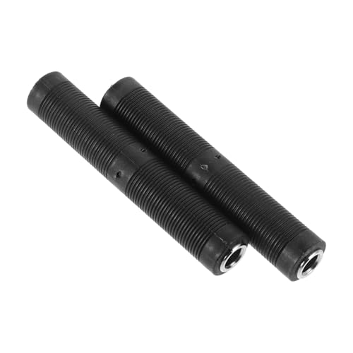 Gadpiparty 2 Stück Audio-Adapter Audioadapterkabel für Mikrofon Adapter -Stereoanschluss Mikrofonanschlussadapter Stereo - -Audio Jack Stereo Joiner Metall Black von Gadpiparty