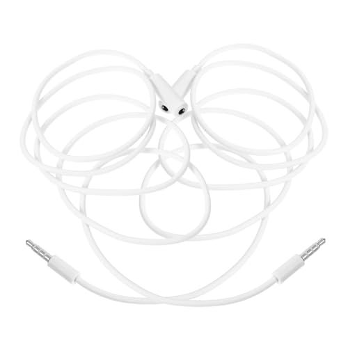 Gadpiparty 2 Stück Audio-Verlängerungskabel Audio-Kopfhörer Kopfhörer-Audiokabel Audioverbindungskabel lautsprecherkabel Soundkonsolenkabel Audiokabel für Kopfhörer PVC Weiß Gadpiparty 2 Stück Audio-Verlängerungskabel Audio-Kopfhörer Kopfhörer-Audiokabel Audioverbindungskabel lautsprecherkabel Soundkonsolenkabel Audiokabel für Kopfhörer PVC Weiß von Gadpiparty