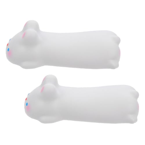 Gadpiparty 2 Stück Cartoon Animal Mouse Pad Ergonomisch unterstützt Mauspad Unterstützung handballenauflage Handgelenkauflage für Handgelenkkissen Kissenmaus -Pad Pu Weiß von Gadpiparty