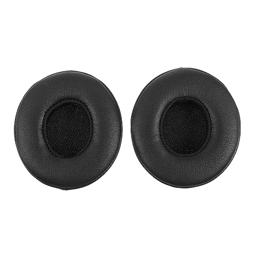 Gadpiparty 2 Stück Hülle für -Kopfhörer Replacement Ear Pads earpads Kopfhörer Ohrmuschel Ohrpadster Schwarz drahtlos geschmeidiges Ohrpolster Kopfhörerabdeckung Proteinhaut Black von Gadpiparty
