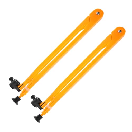 Gadpiparty 2 Stück Kompass aus Kunststoff kompass für den matheunterricht Werkzeug Lehre Tafelkompass großer Zirkel zum Zeichnen von Kreisen Entwurfskompass Abs Orange von Gadpiparty