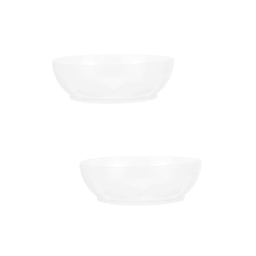 Gadpiparty 2 Stück Küchenwaage Lebensmittelwaage Backen geteilt Gewicht klare Essenstabletts Messtablett Waage zum Kochen Waage für Lebensmittel Waage für die Küche Plastik von Gadpiparty